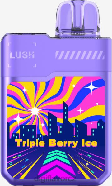 Digiflavor Praha - Digiflavor Geekbar LUSH jednorázovky DH82T3 trojitý bobulový led